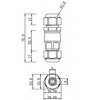 7472 3 wasserdicht anschlussblock 5 9mm ip68