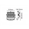 9752 1 500w led fluter scheinwerfer samsung chip meanwell treiber 120 d 4000k