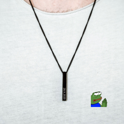 dárek pro muže náhrdelník s gravírováním