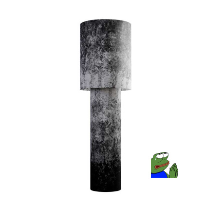 Diesel Pipe large, černá designová lampa z textilu se stmívačem, 2x25W E27, výška 189cm