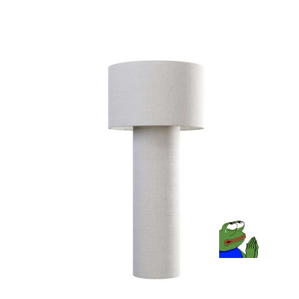 Diesel Pipe medium, bílá designová lampa z textilu se stmívačem, 2x25W E27, výška 155cm