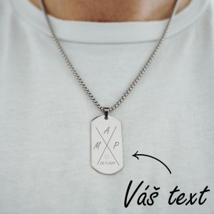 pansky nahrdelnik s vlastnim textem