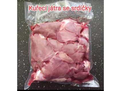 kuřecí játra a srdíčka 1kg