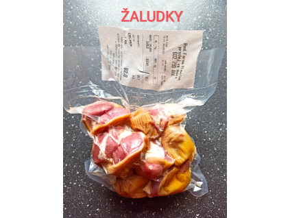 kuřecí žaludky 1kg
