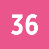 36 neon pink