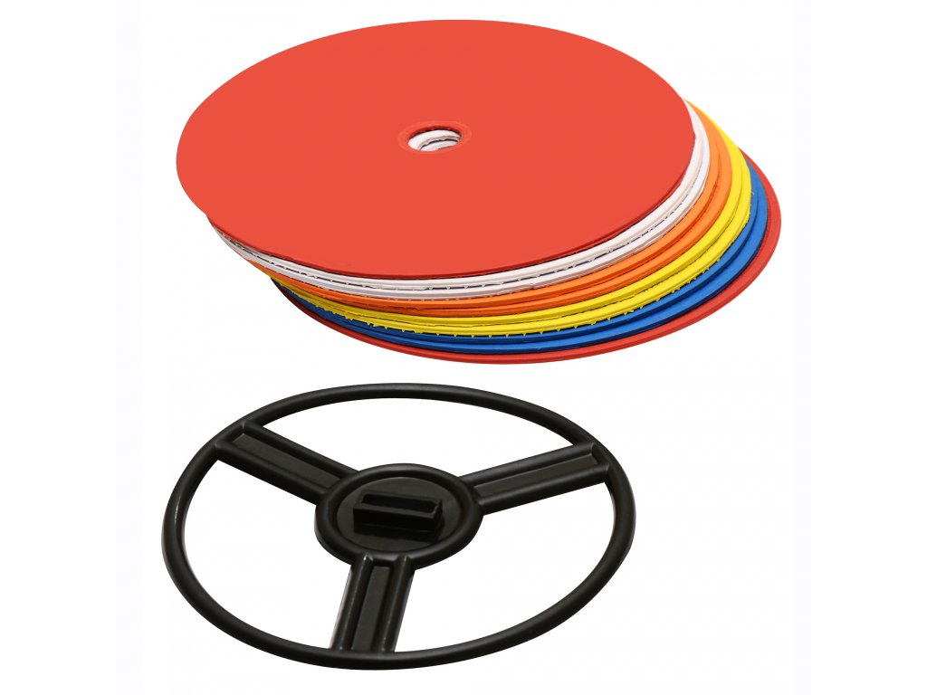 FLAT MARKER RUBBER SET 5 COLORS 10 KS