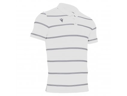 STRIPED POLO SHIRT IN COTTON JERSEY FLAMENCO