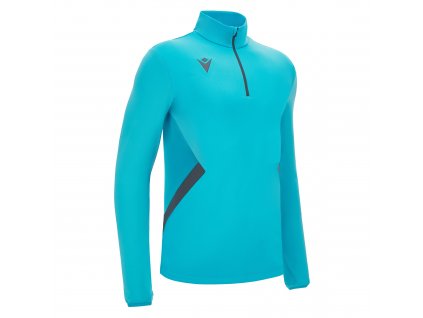 PIAVE 1/4 ZIP TOP YEL/BLK (Barva NEON SKY/GUN METAL, Počet kusů v balení 1, Velikost XXS)