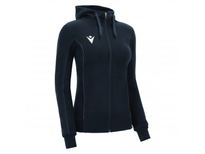 BASS ECO FULL ZIP HOODY WOMAN BLK/ANT (Barva GREY/GUN METAL, Počet kusů v balení 1, Velikost XXL)