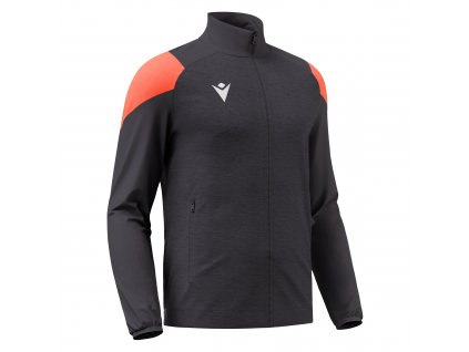 VANIR FULL ZIP TOP (Barva GUN METAL/NEON CORAL, Velikost XXS)