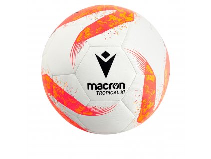 TROPICAL XI FUTSAL HYBRID BALL N.4 (Barva WHITE/NEON ORANGE, Velikost 4)