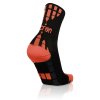 INTERVAL RUNNING SOCKS (Barva BLACK/NEON CORAL, Počet kusů v balení 1, Velikost S)