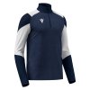 IZEL 1/4 ZIP TOP (Barva RED/WHITE, Velikost 3XL)