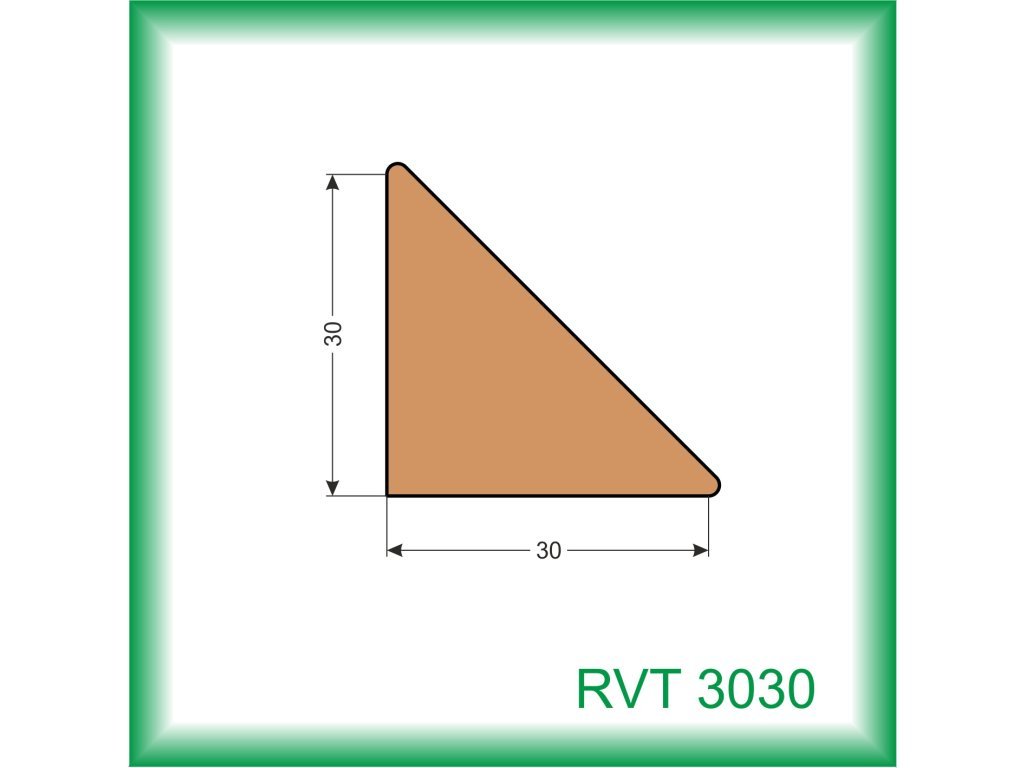 Vnitřní rohová lišta RVT3030 2 m
