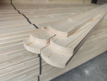 Plotovka půlkulatá 18/90 1,25 m