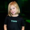 Dětské funkční černé tričko FREEX
