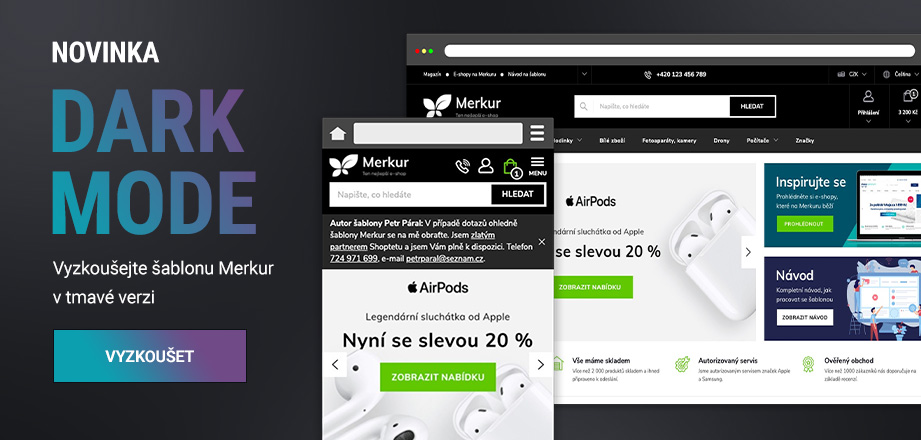 Merkur Dark mode