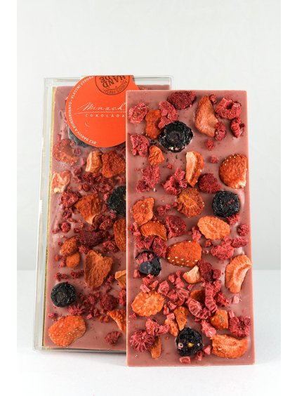 Ruby čokoláda s lesním ovocem