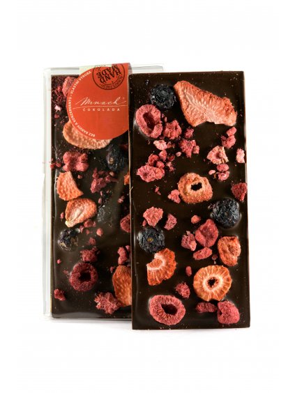 Hořká čokoláda s mixem ovoce