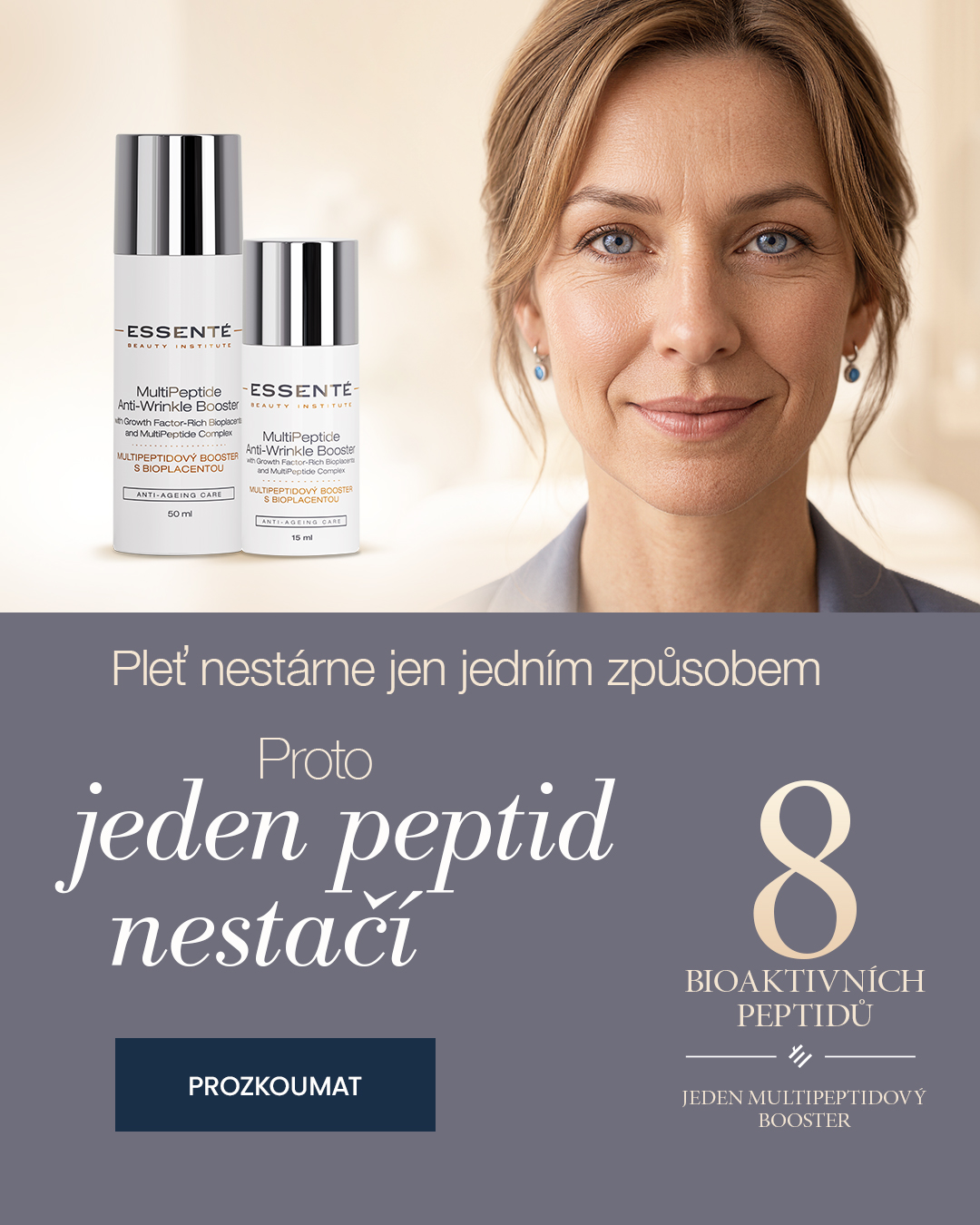 Novinka Essenté - Multipeptidový booster s bioplacentou