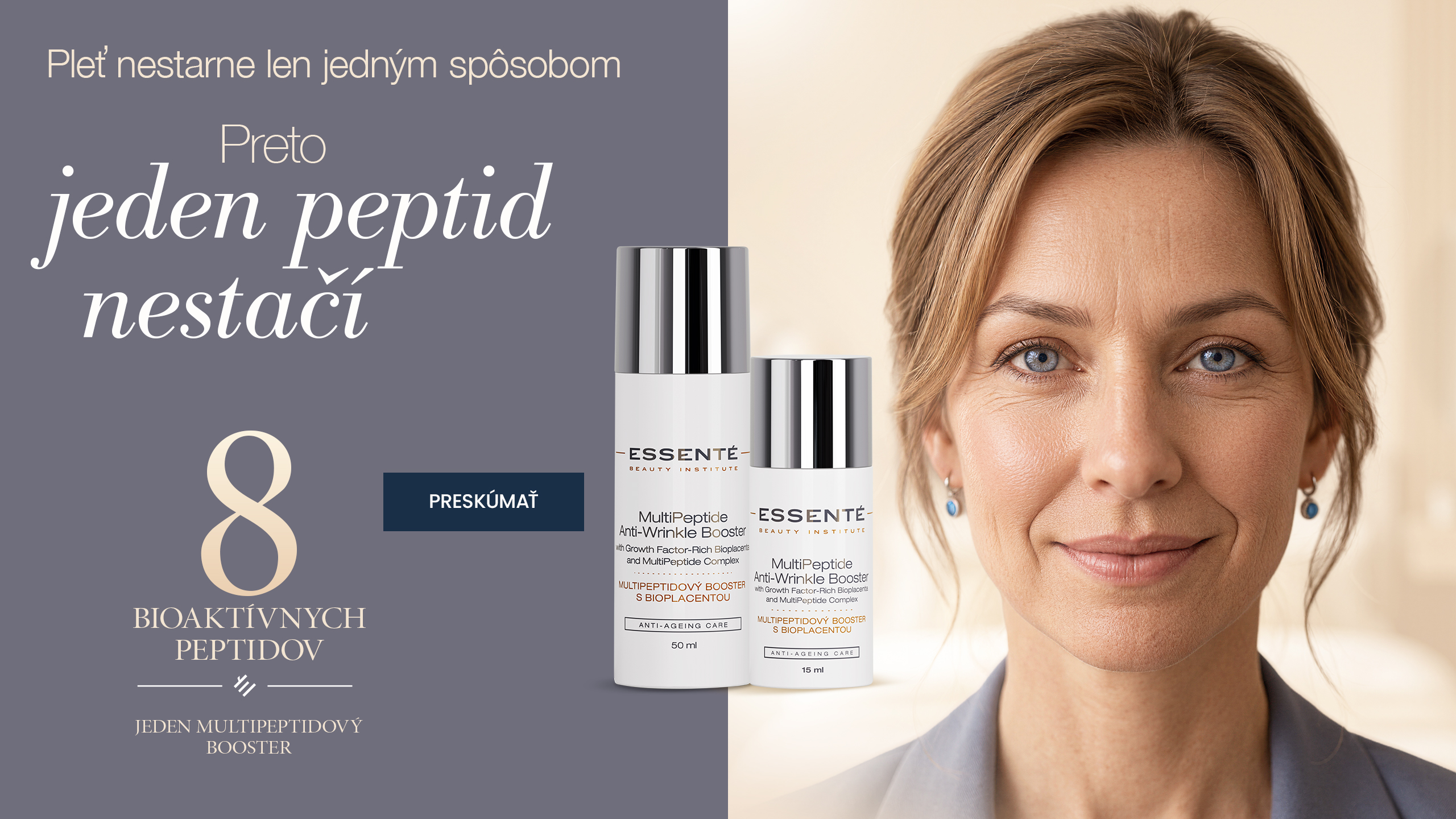 Novinka Essenté - Multipeptidový booster s bioplacentou