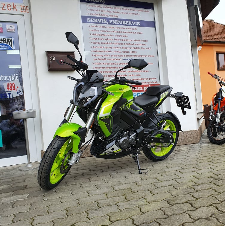 Oblíbený motocykl Keeway RKF 125i Limited 2020 se zárukou 3 roky skladem!