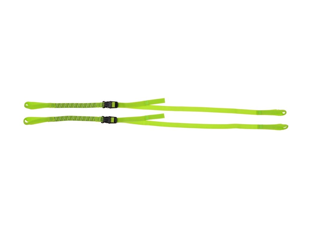 popruhy ROK straps LD Commuter nastavitelné, OXFORD (reflexní zelená, šířka 12 mm, pár)