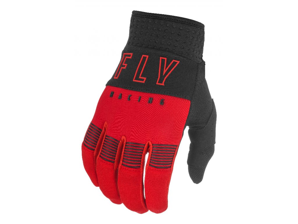rukavice F-16 2021, FLY RACING (červená/černá)