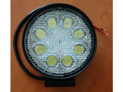 3408 pracovni led svetlo kulate 10 30v dc 9x3w 128x110x45mm