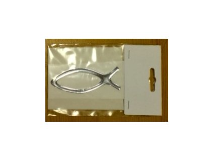 4590 samolepka ryba christ fish jesus