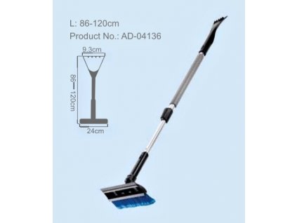 4725 teleskopicky smetacek se skrabkou