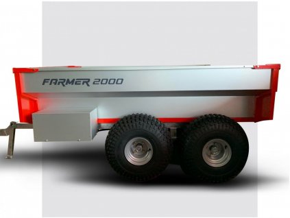 Sklápěcí elektrohydraulický vozík za čtyřkolku FARMER 2000 - HOMOLOGACE