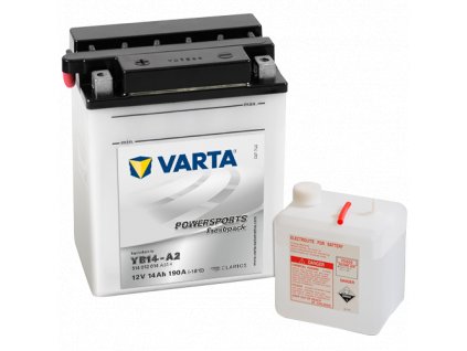 Varta 12V/14Ah moto (YB14-A2)  Freshpack