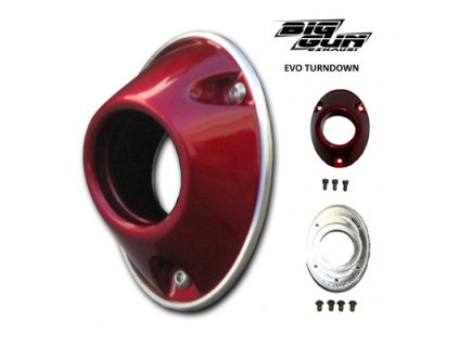 BIG GUN Turndown End Cap Assembly EVO MX / ATV - red