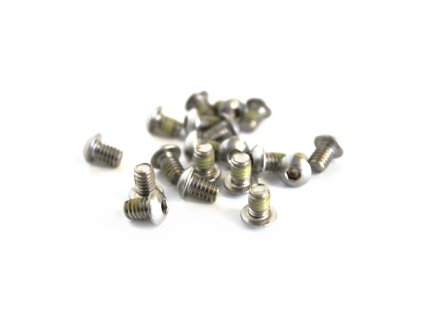 BIG GUN 1/4 x 20 x3/8 Base Plate Allen Screws (4pk) - Button Head (Silver)