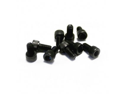 BIG GUN 1/4 x 20 x3/8 End Tip Allen Screws (4pk) - Socket Head (Black)