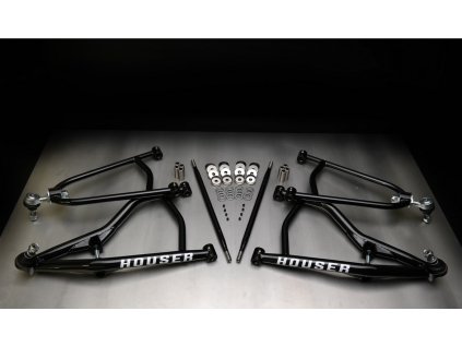 Houser A-Arms Honda TRX450R (All Years), Long Travel, +2,25 Wide, +0 Forward - black