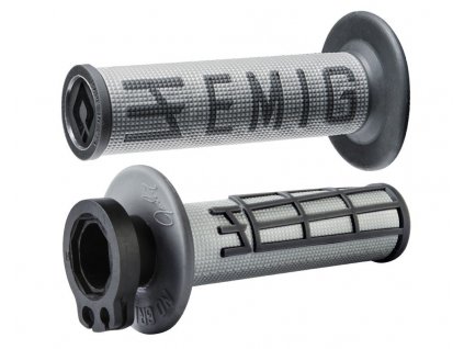 ODI GRIPS MX Lock-on v2 EMIG 4-Stroke Grey/Graphite