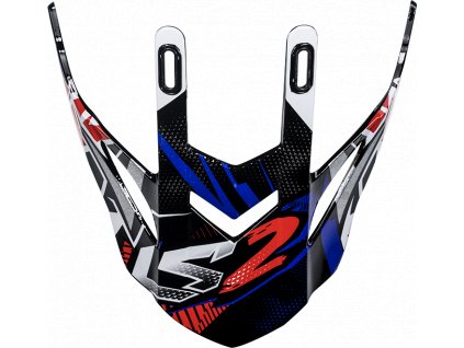 LS2 MX437 PEAK STRONG WHITE BLUE RED