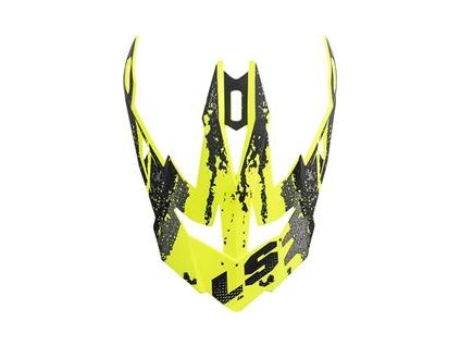 LS2 MX470 PEAK CLAW MAT HI VIS YELLOW