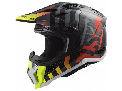 LS2 MX703 C X-FORCE BARRIER H-V YELLOW RED-06