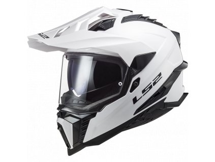 LS2 MX701 EXPLORER SOLID WHITE-06