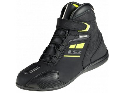 LS2 GARRA MAN BOOTS WP BLACK H-V YELLOW