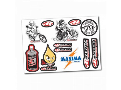 MAXIMA Decal Sheet - Maxima Vintage / Size 8.5" x 6" (22cm x 15.5cm)