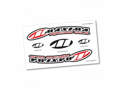 MAXIMA Decal Sheet - Factory Front Fender MX 15 mil