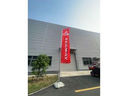 H7M Segway outdoor flag with watertank