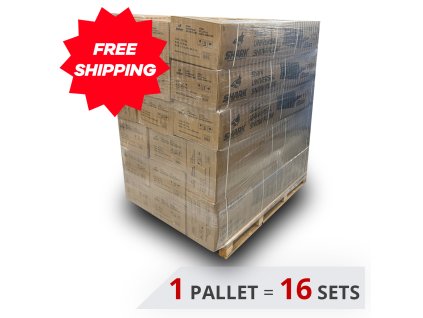 PALLET OF SHARK STEEL PLOW 67" (170cm) WITH ADAPTERS 16 SETS