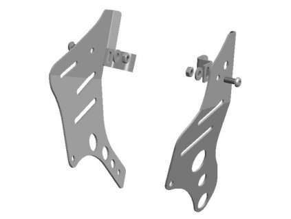 XRW FRAME GUARD BLACK - SUZUKI LTR 450