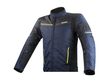 LS2 SHADOW MAN JACKET BLUE BLACK H-V YELLOW