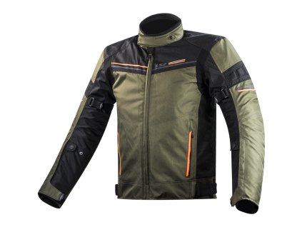 LS2 SHADOW MAN JACKET KHAKI BLACK H-V ORANGE